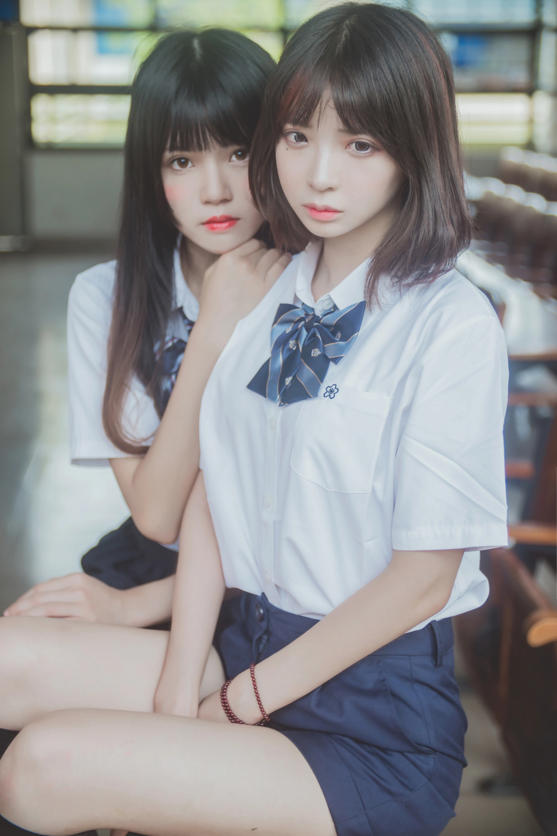 桜桃喵 - NO.002 &疯猫ss JK百合1 1